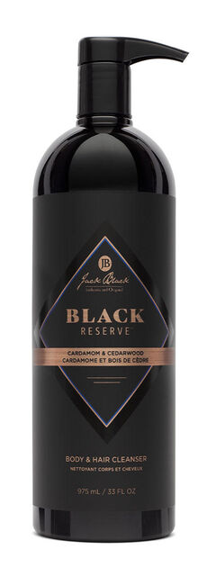 Jack Black Black Reserve  Body & Hair Cleanser with Cardamom & Cedarwood Jack Black Black Reserve  Body & Hair Cleanser with Cardamom & Cedarwood
